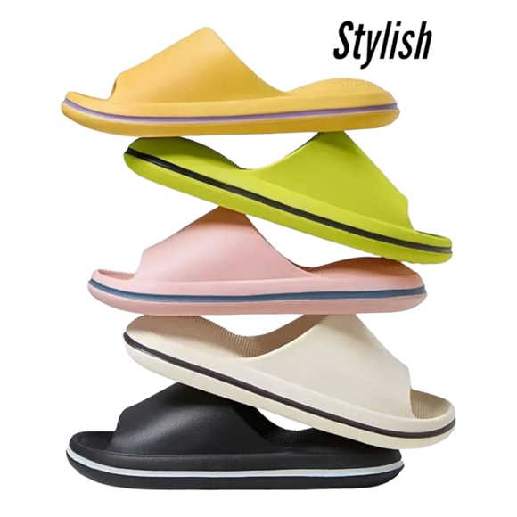 NWT!! Beautiful Pretty in Pink Open Toe Sandal Slides!! Always Open to Offers!! - Picture 3 of 8